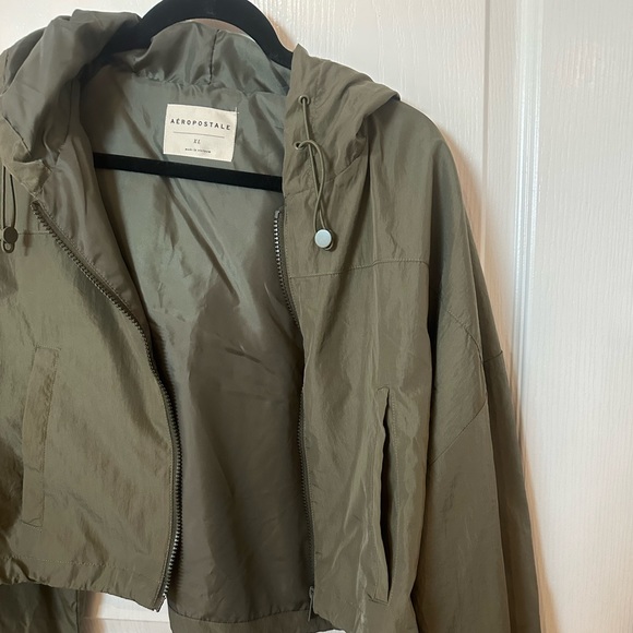 AEROPOSTALE XLarge Crop Water Resistant Jacket NEW - Picture 4 of 11